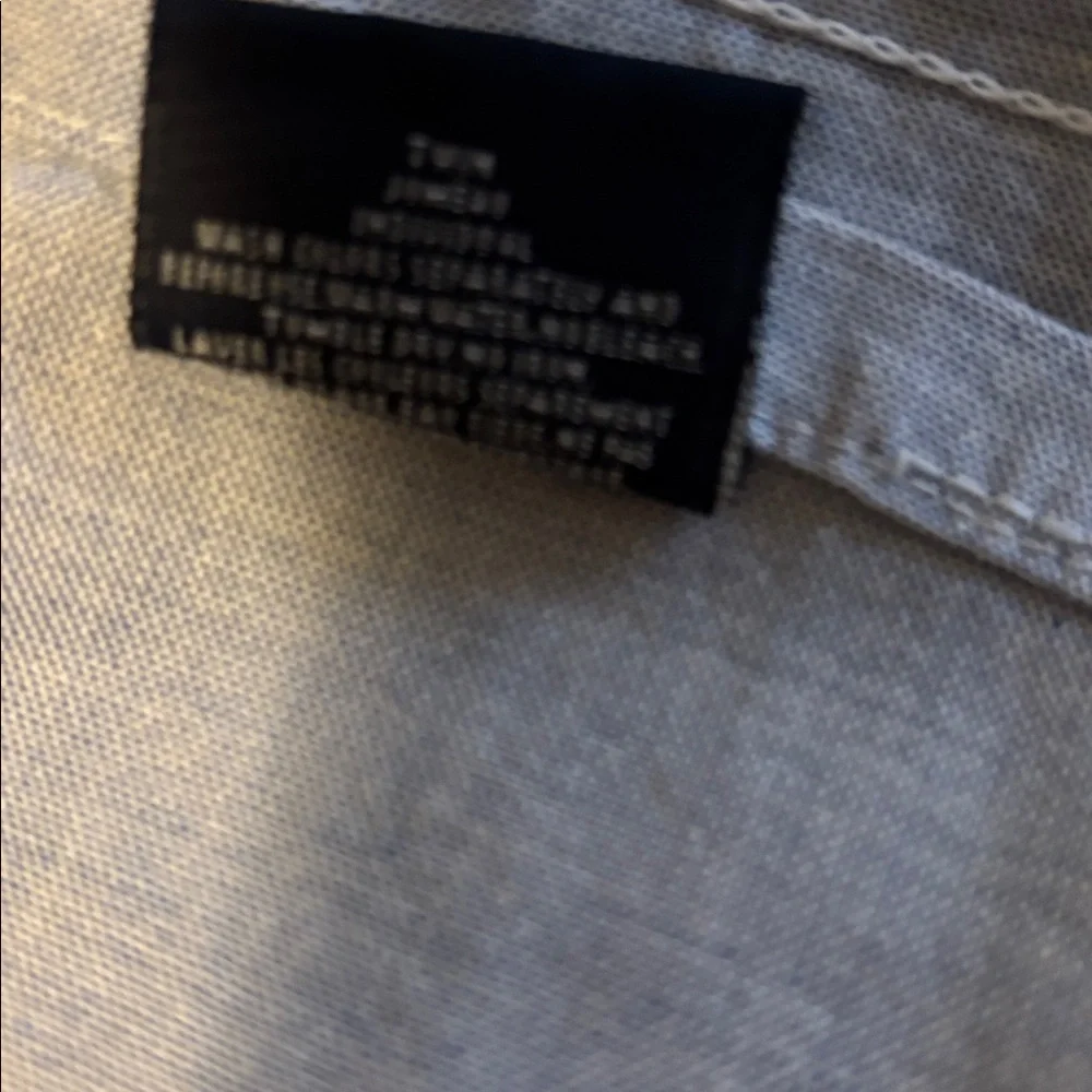 Polo Ralph Lauren Chambray 100% Cotton Twin Sheet Vintage - Picture 3 of 3